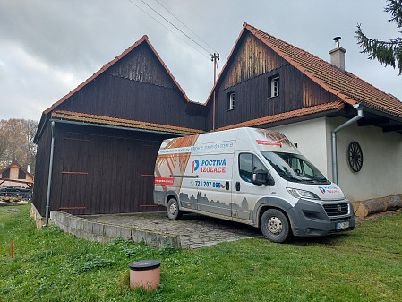 Zateplení stropu starého rodinného domu v Tatenicích